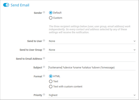 Create an Email Notification